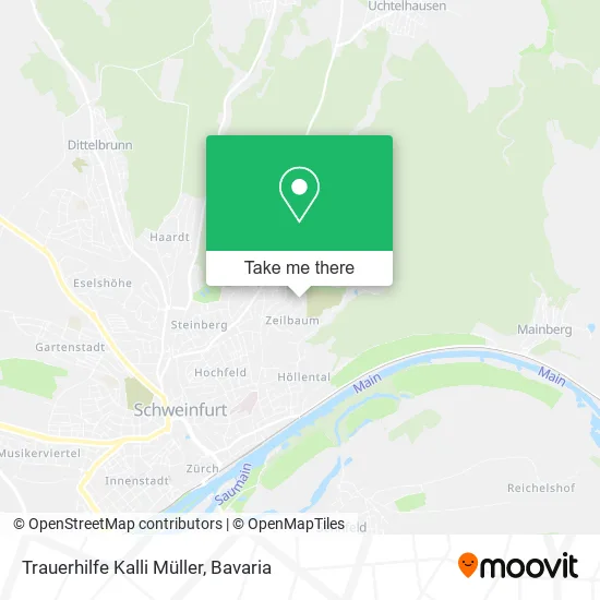 Карта Trauerhilfe Kalli Müller