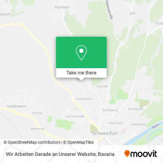 Карта Wir Arbeiten Gerade an Unserer Website