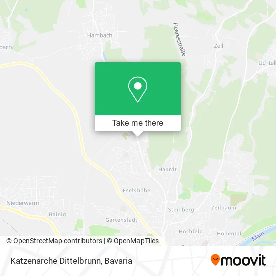 Карта Katzenarche Dittelbrunn