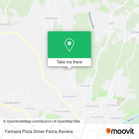 Fantasia Pizza Döner Pasta map