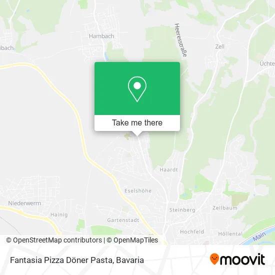 Карта Fantasia Pizza Döner Pasta