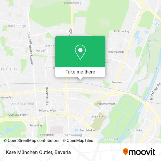 Kare München Outlet map