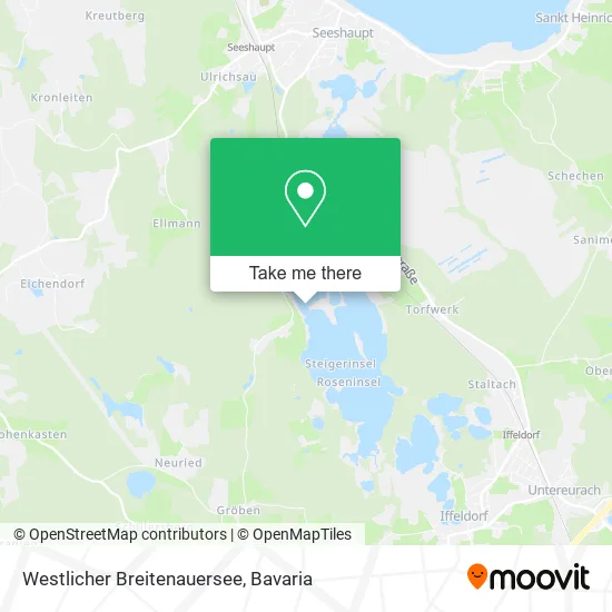 Карта Westlicher Breitenauersee