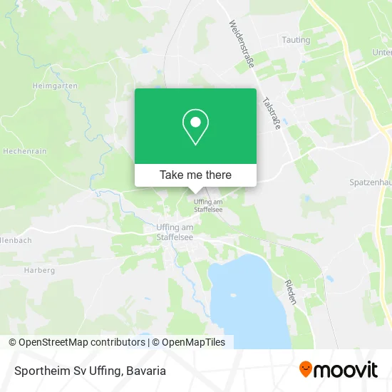Карта Sportheim Sv Uffing