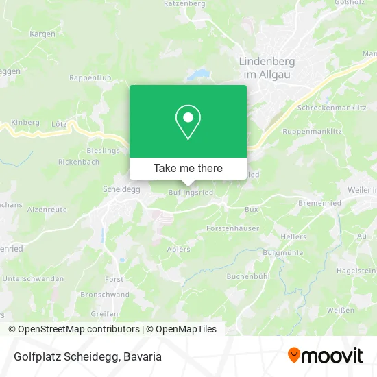 Карта Golfplatz Scheidegg