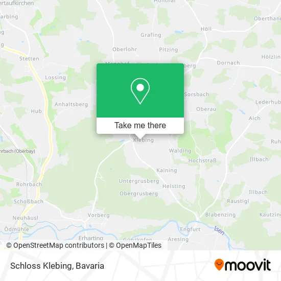 Карта Schloss Klebing