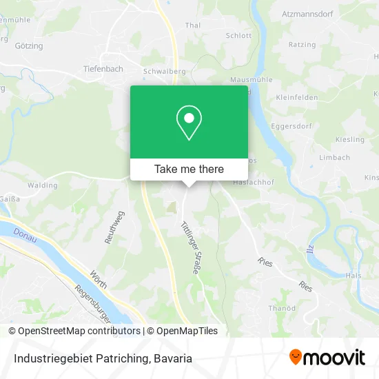 Карта Industriegebiet Patriching