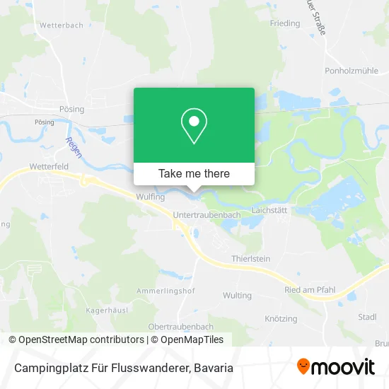 Карта Campingplatz Für Flusswanderer