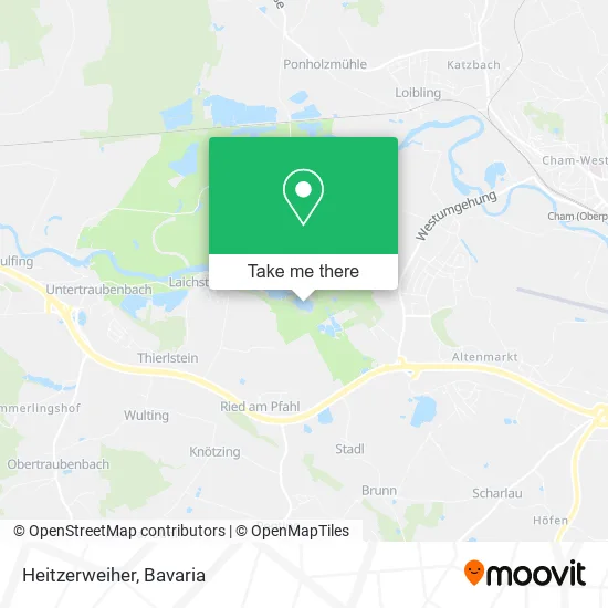 Карта Heitzerweiher