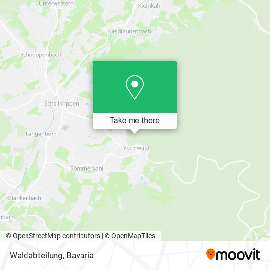 Карта Waldabteilung