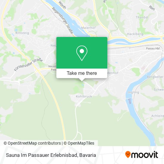 Sauna Im Passauer Erlebnisbad map