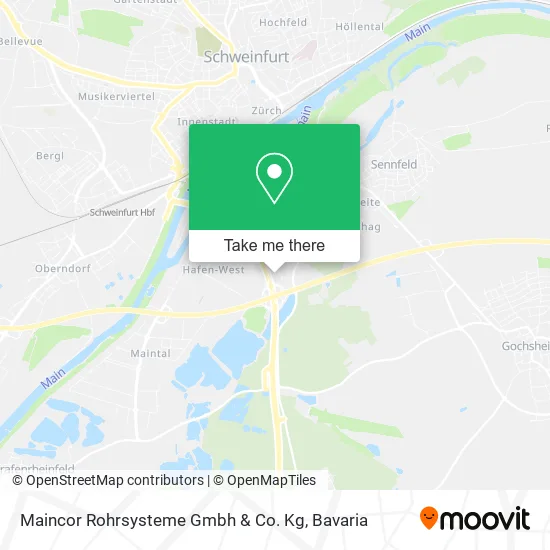 Карта Maincor Rohrsysteme Gmbh & Co. Kg