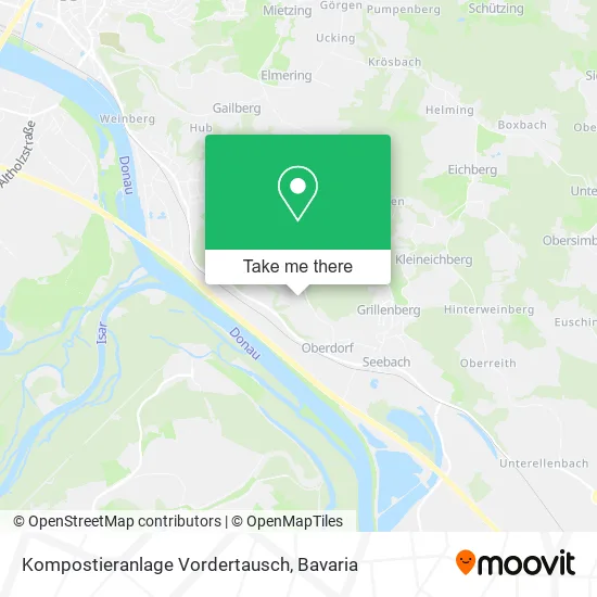 Карта Kompostieranlage Vordertausch