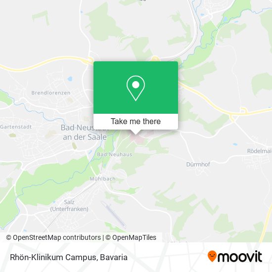 Rhön-Klinikum Campus map