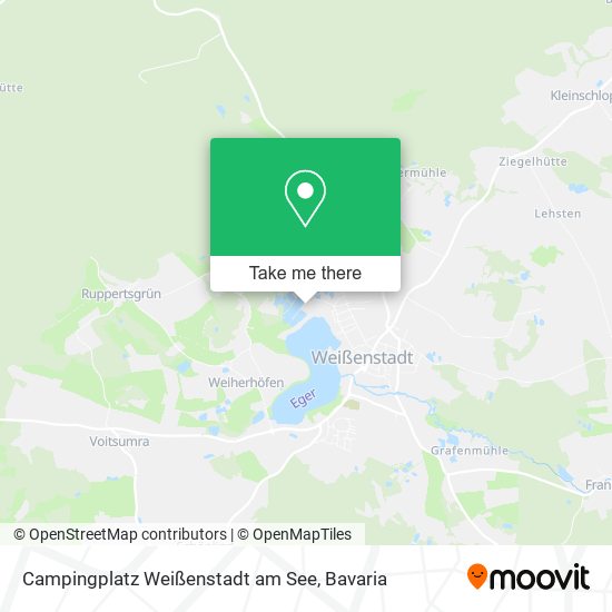 Campingplatz Weißenstadt am See map