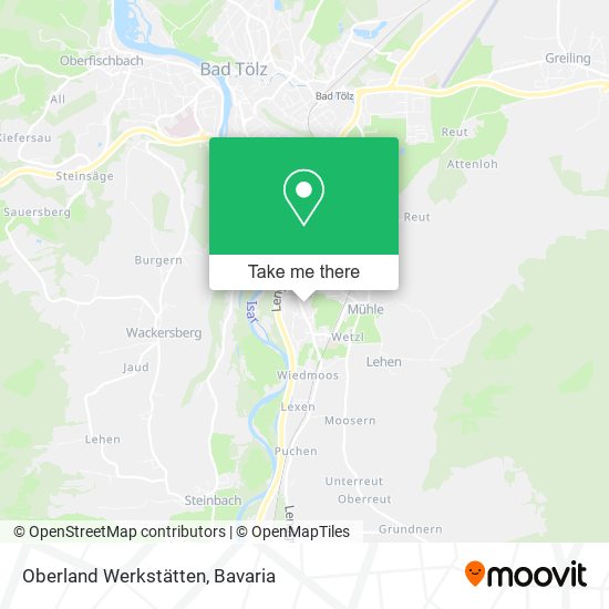 Oberland Werkstätten map
