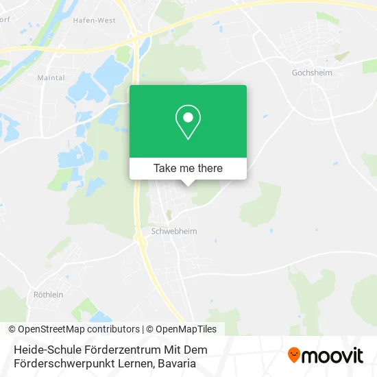 Карта Heide-Schule Förderzentrum Mit Dem Förderschwerpunkt Lernen