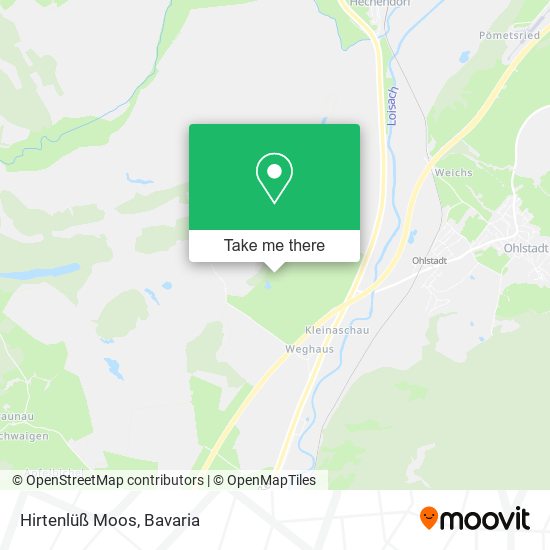 Hirtenlüß Moos map