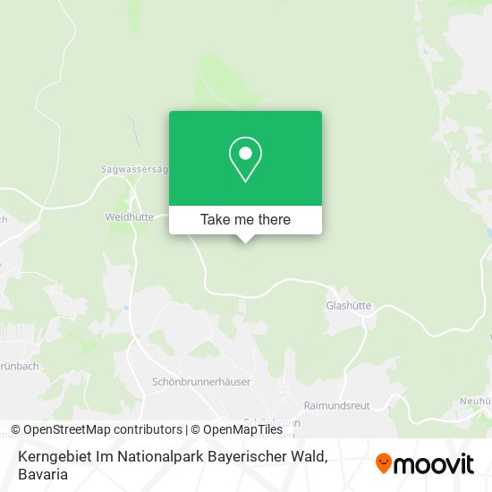 Kerngebiet Im Nationalpark Bayerischer Wald map