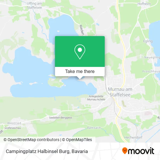 Карта Campingplatz Halbinsel Burg