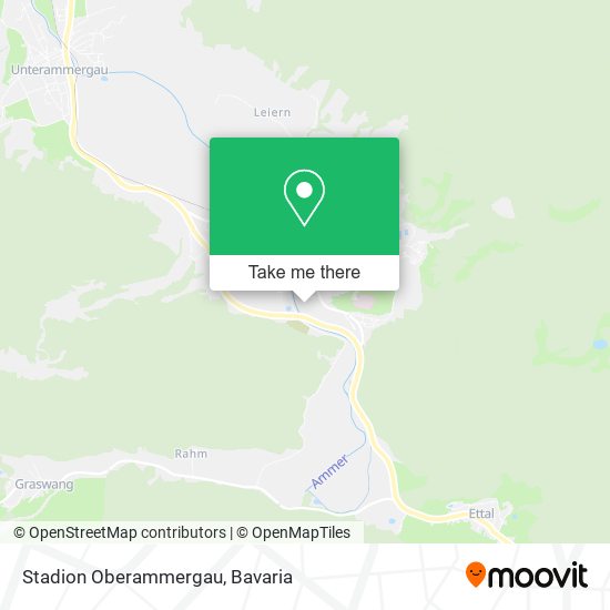 Stadion Oberammergau map