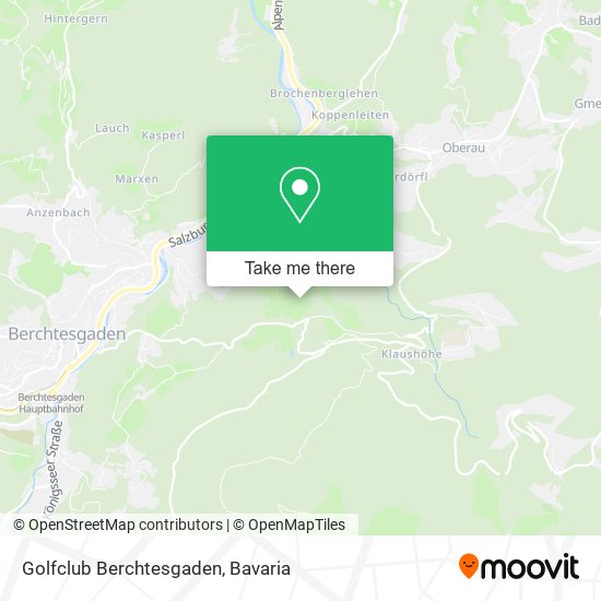 Golfclub Berchtesgaden map