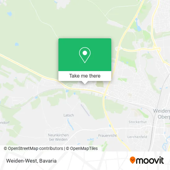 Карта Weiden-West