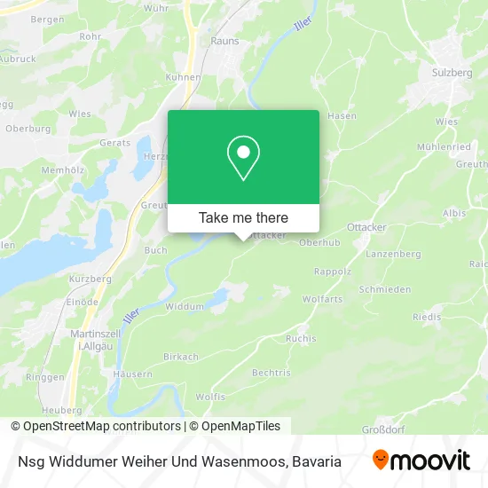 Карта Nsg Widdumer Weiher Und Wasenmoos