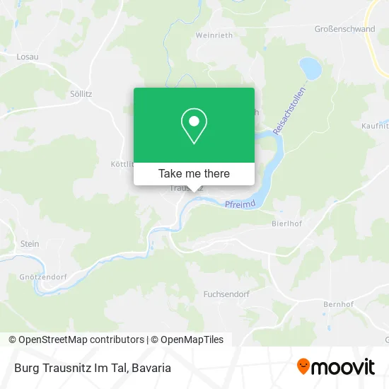 Карта Burg Trausnitz Im Tal