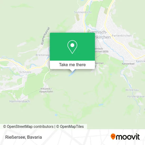 Rießersee map