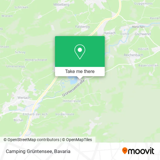 Карта Camping Grüntensee