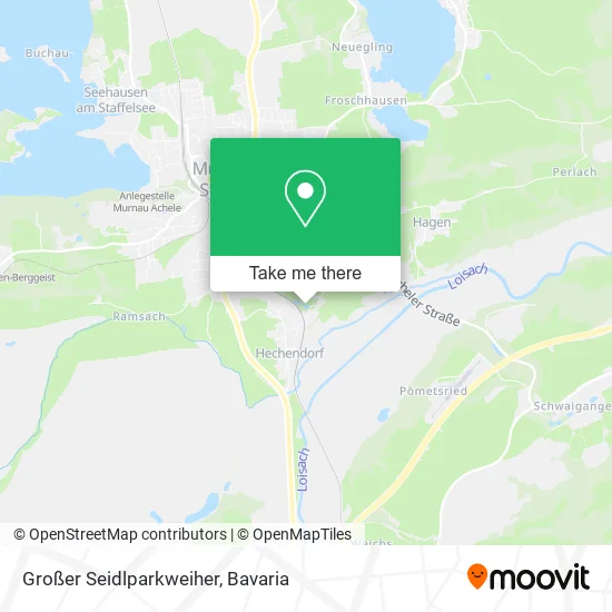 Карта Großer Seidlparkweiher