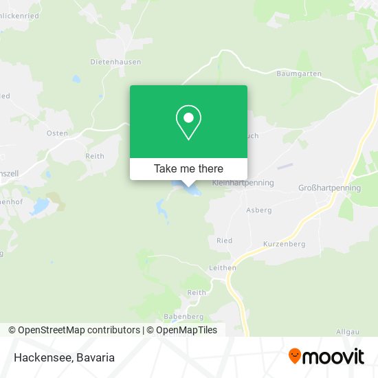 Hackensee map