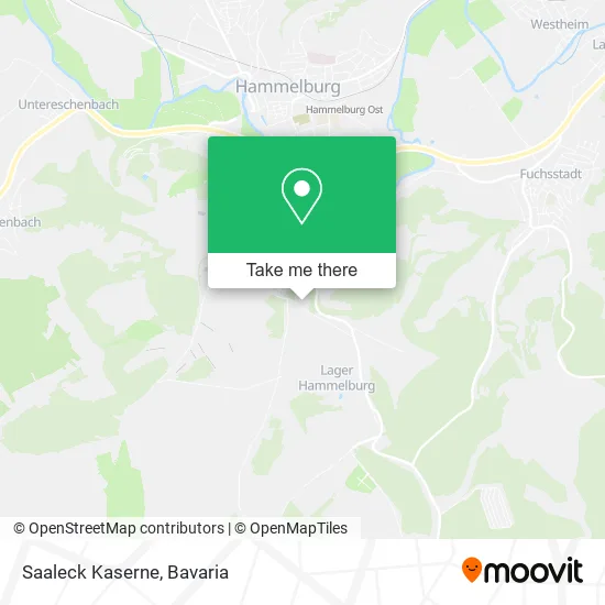 Карта Saaleck Kaserne