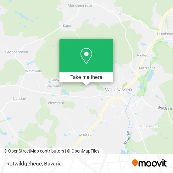 Карта Rotwildgehege