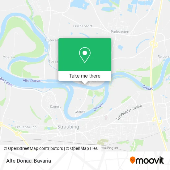 Карта Alte Donau