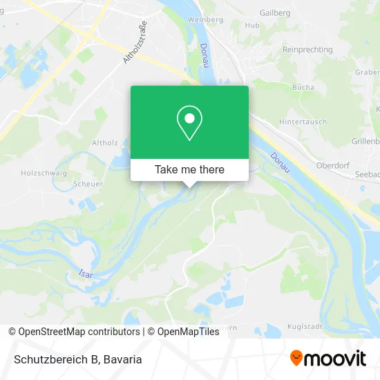 Карта Schutzbereich B