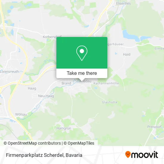 Карта Firmenparkplatz Scherdel