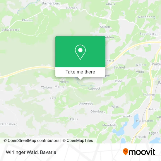Карта Wirlinger Wald
