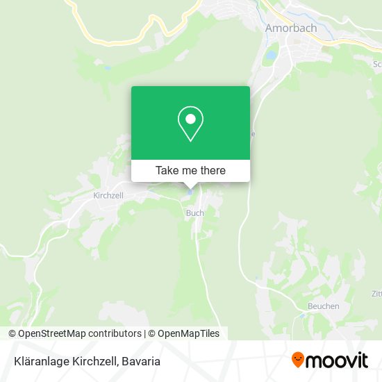 Kläranlage Kirchzell map