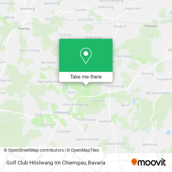 Golf Club Höslwang Im Chiemgau map