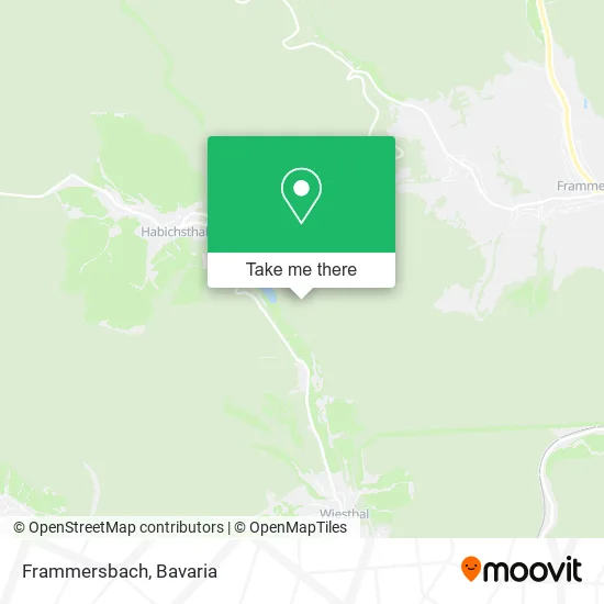 Карта Frammersbach