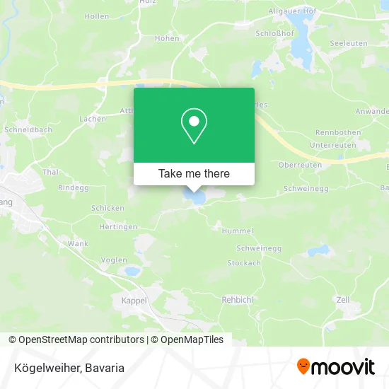 Карта Kögelweiher