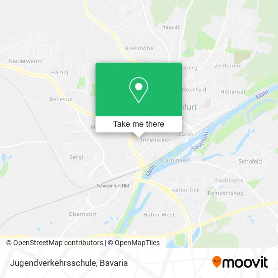 Карта Jugendverkehrsschule