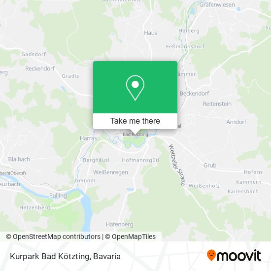 Kurpark Bad Kötzting map