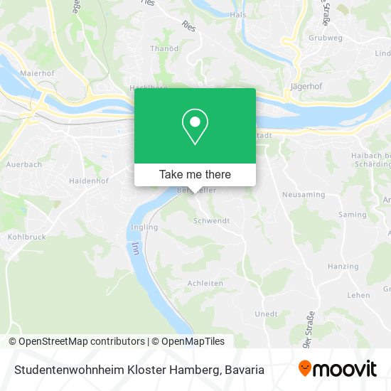 Studentenwohnheim Kloster Hamberg map