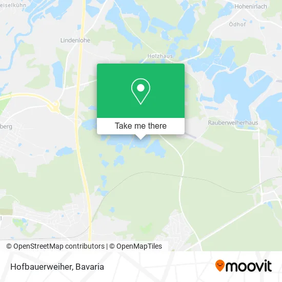 Карта Hofbauerweiher