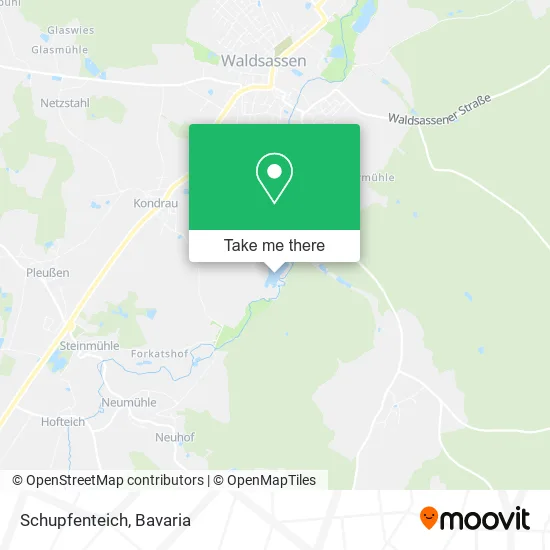 Карта Schupfenteich