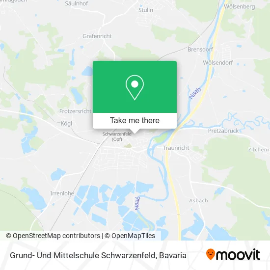 Карта Grund- Und Mittelschule Schwarzenfeld