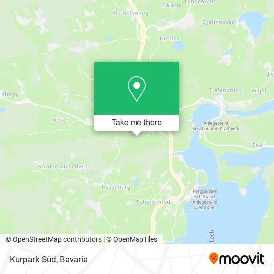 Карта Kurpark Süd
